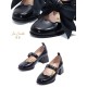 Iris Corolla Tulips Chunky Heel Shoes(Reservation/5 Colours/Full Payment Without Shipping)